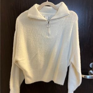 H&M Cream Cowl Neck Sweater